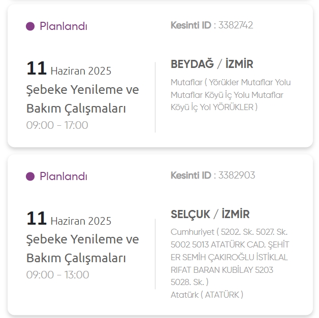 İzmir GEDİZ elektrik kesintisi! 11 Haziran İzmir'de elektrik kesintisi ne zaman bitecek, elektrikler ne zaman gelecek?