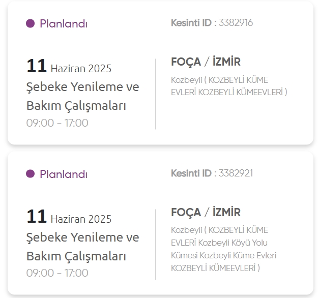 İzmir GEDİZ elektrik kesintisi! 11 Haziran İzmir'de elektrik kesintisi ne zaman bitecek, elektrikler ne zaman gelecek?