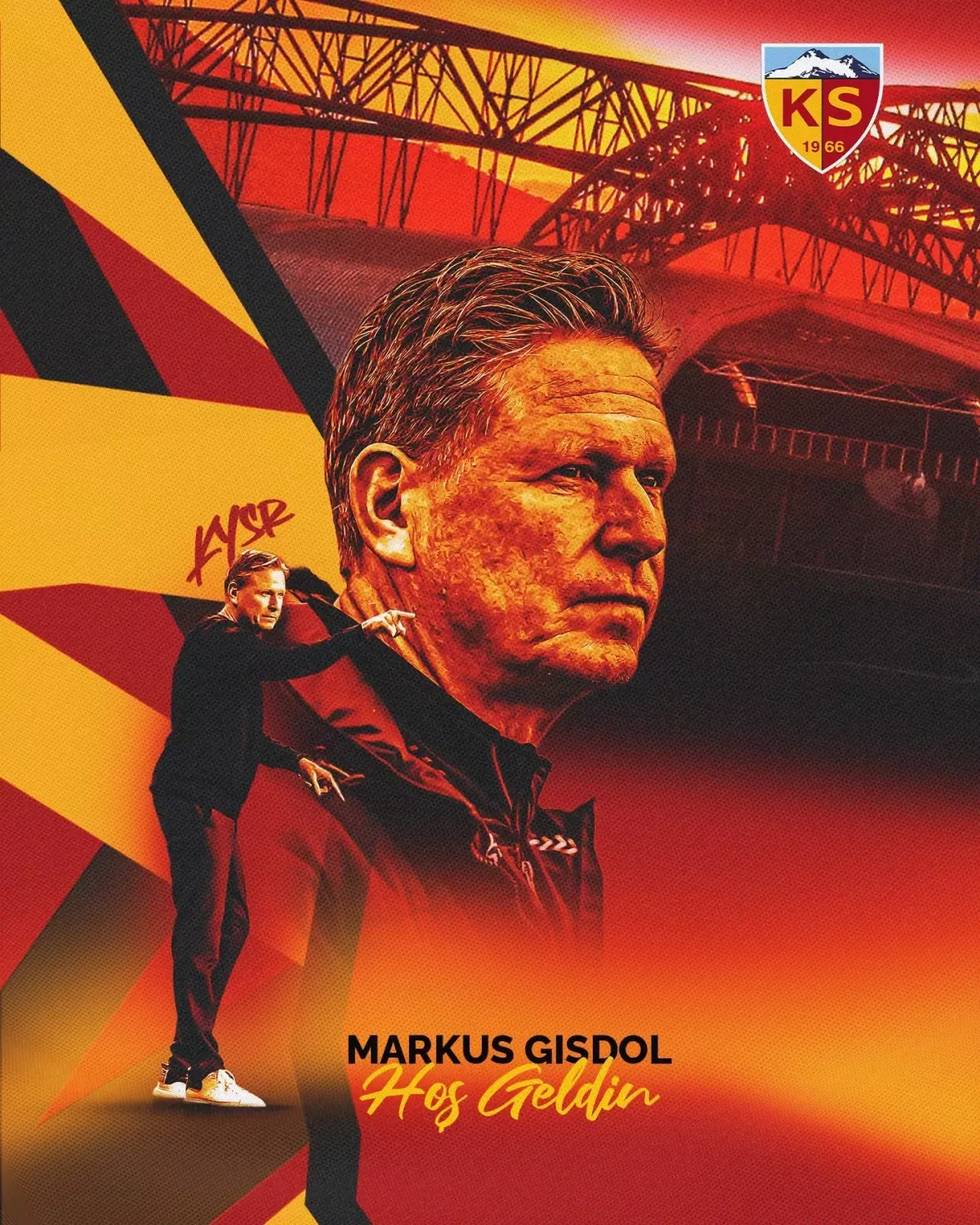 Kayserispor, Markus Gisdol ile 2 Yıllık Anlaşma Sağladı