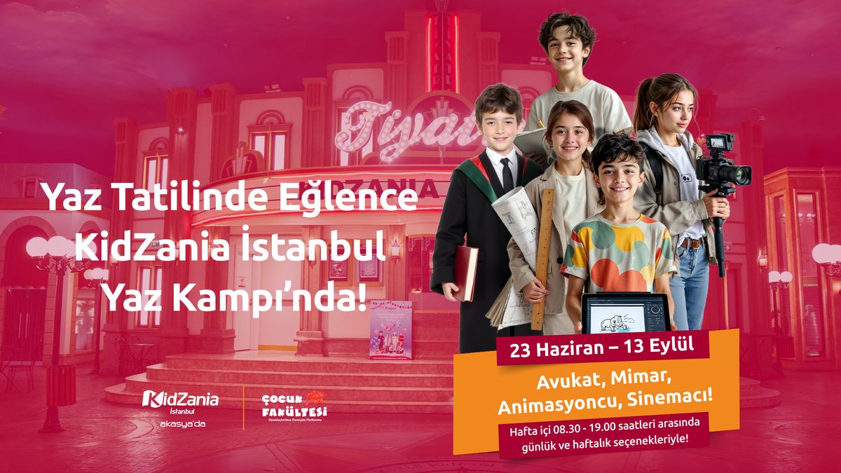 KidZania İstanbul'da Yaz Kampı Başlıyor