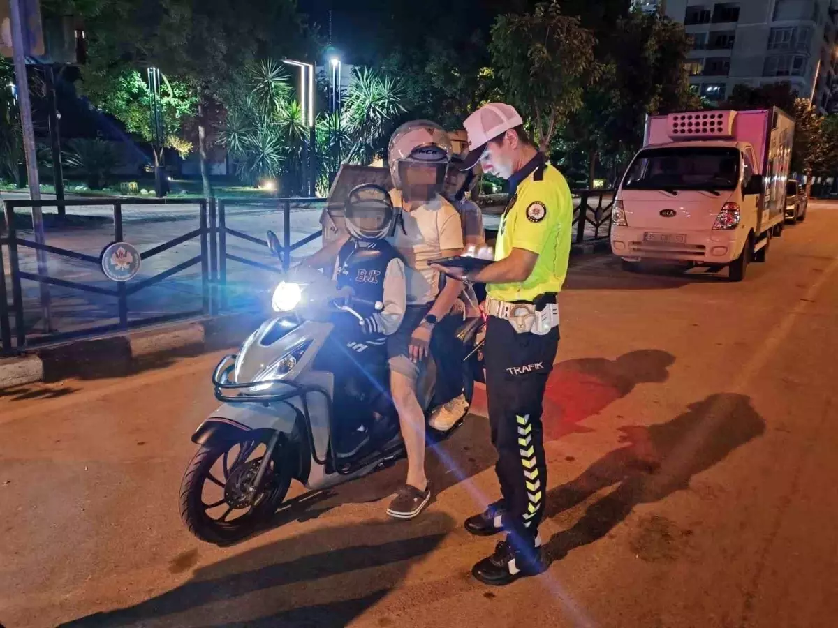 Manisa'da Motosiklet Denetimlerinde 600'den Fazla Sürücüye Ceza