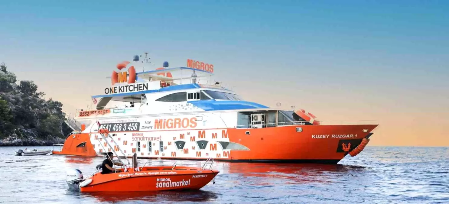 Migros, Göcek Koylarında Deniz Market Hizmetine başladı