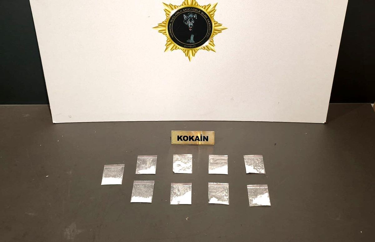 Samsun'da Uyuşturucu Operasyonu: 6,75 Gram Kokain Ele Geçirildi