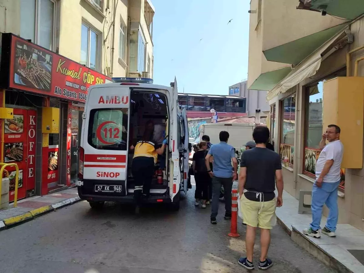 Sinop'ta Otomobilin Çarptığı Yaya Yaralandı