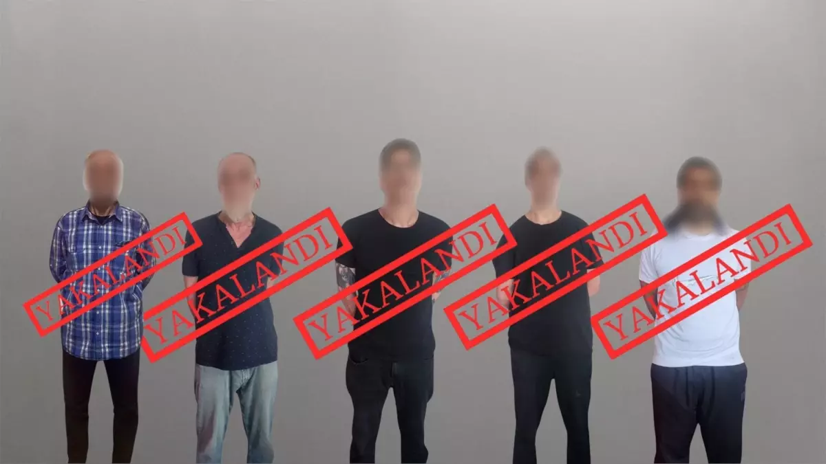 Gürcistan'da Kırmızı Bültenle Aranan 5 Suçlu Yakalandı