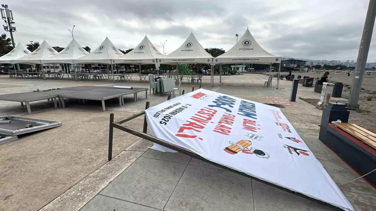 Samsun'da Bilim Fuarında Pankart Devrildi, 5 Öğrenci Yaralandı