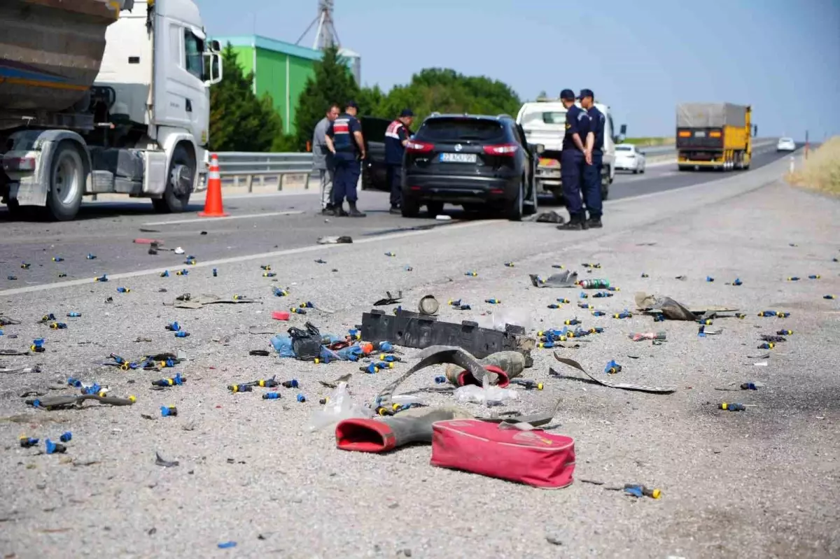 Edirne-Havsa Karayolunda Trajik Kaza: 1 Ölü, 1 Yaralı