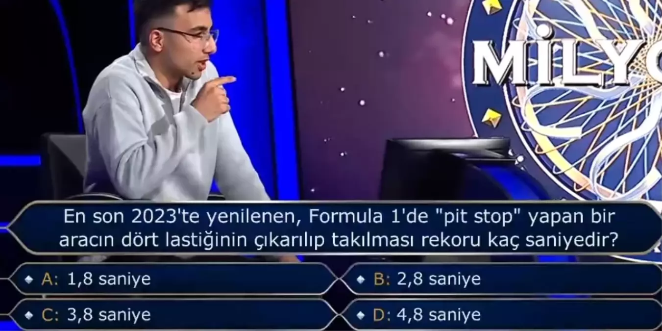 Formula 1 pit stop rekoru kaç saniyedir?