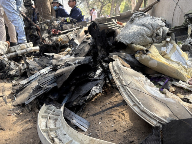 The former prime minister was also on the plane that crashed in India