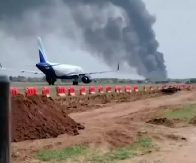 A passenger plane crashed in India