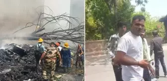 Hindistan'daki uçak kazasında 2 kişi sağ kurtuldu