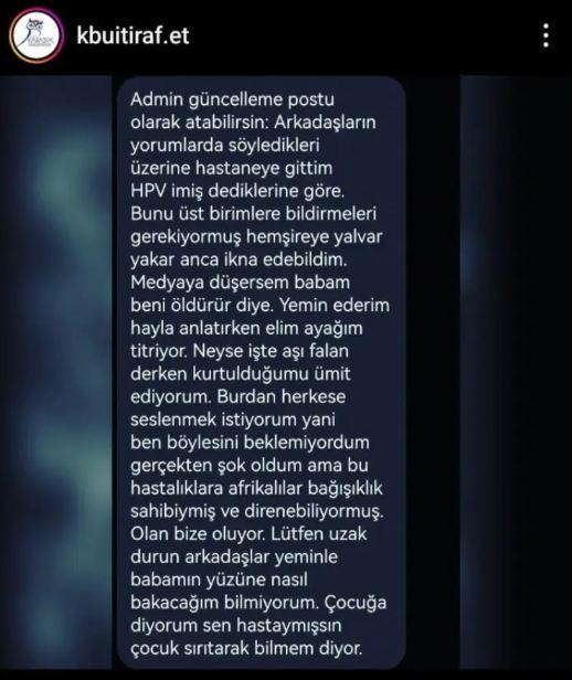 HIV allegations had become a topic! Look at the footage from Karabük University