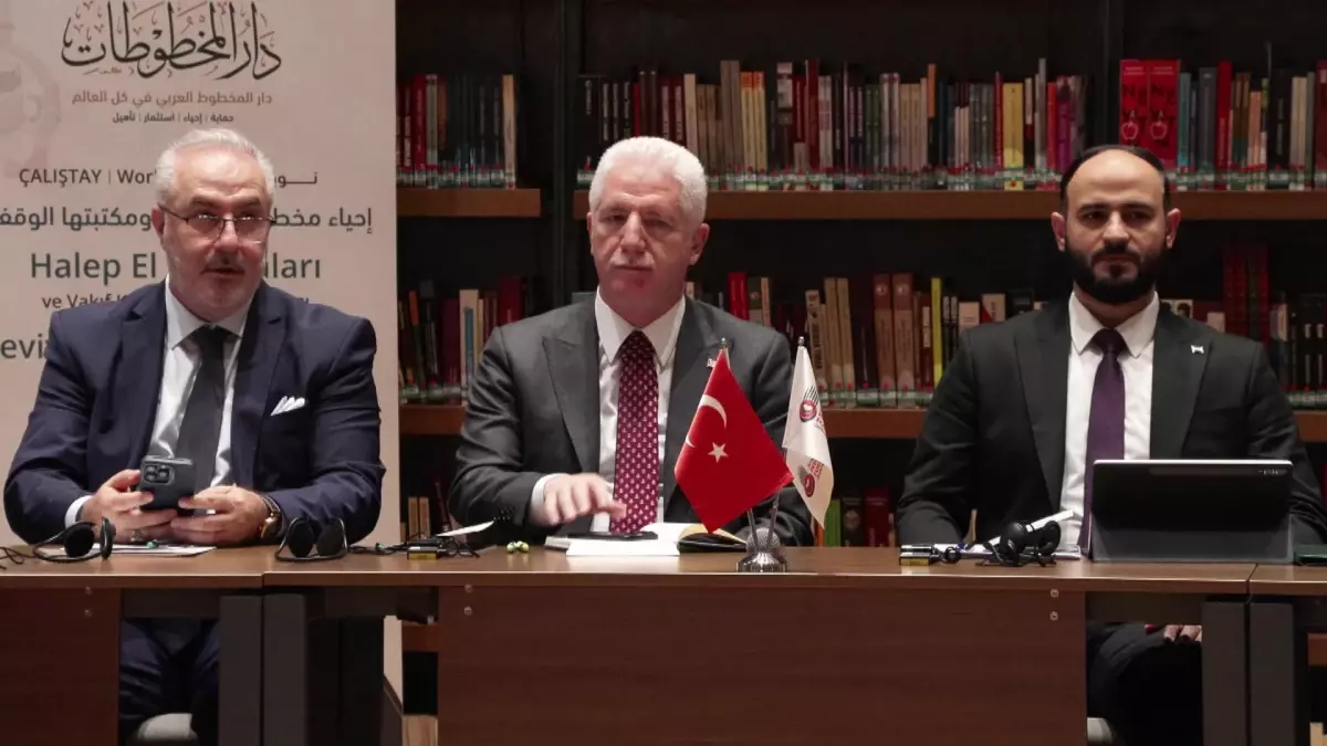 Halep El Yazmaları ve Kütüphanesi'nin İhyası Çalıştayı Düzenlendi
