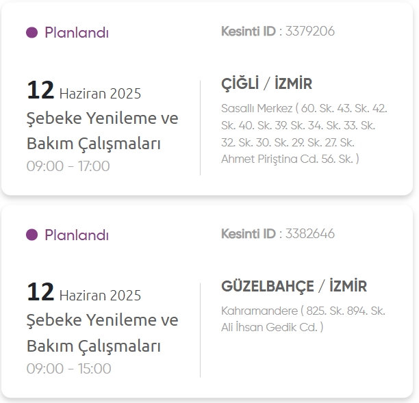 İzmir GEDİZ elektrik kesintisi! 12 Haziran İzmir'de elektrik kesintisi ne zaman bitecek, elektrikler ne zaman gelecek?