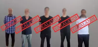 Kırmızı bültenle aranan 5 suçlu yakalanarak Türkiye'ye getirildi