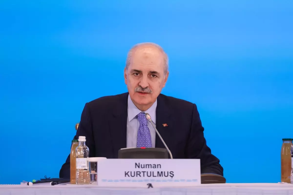 TBMM Başkanı Kurtulmuş, TÜRKPA 14'üncü Genel Kurul Toplantısı'nda konuştu
