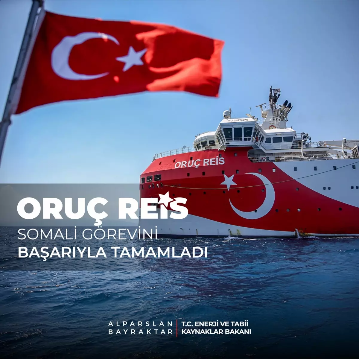 Oruç Reis Somali'de tamamladığı görevin ardından yurda dönüyor