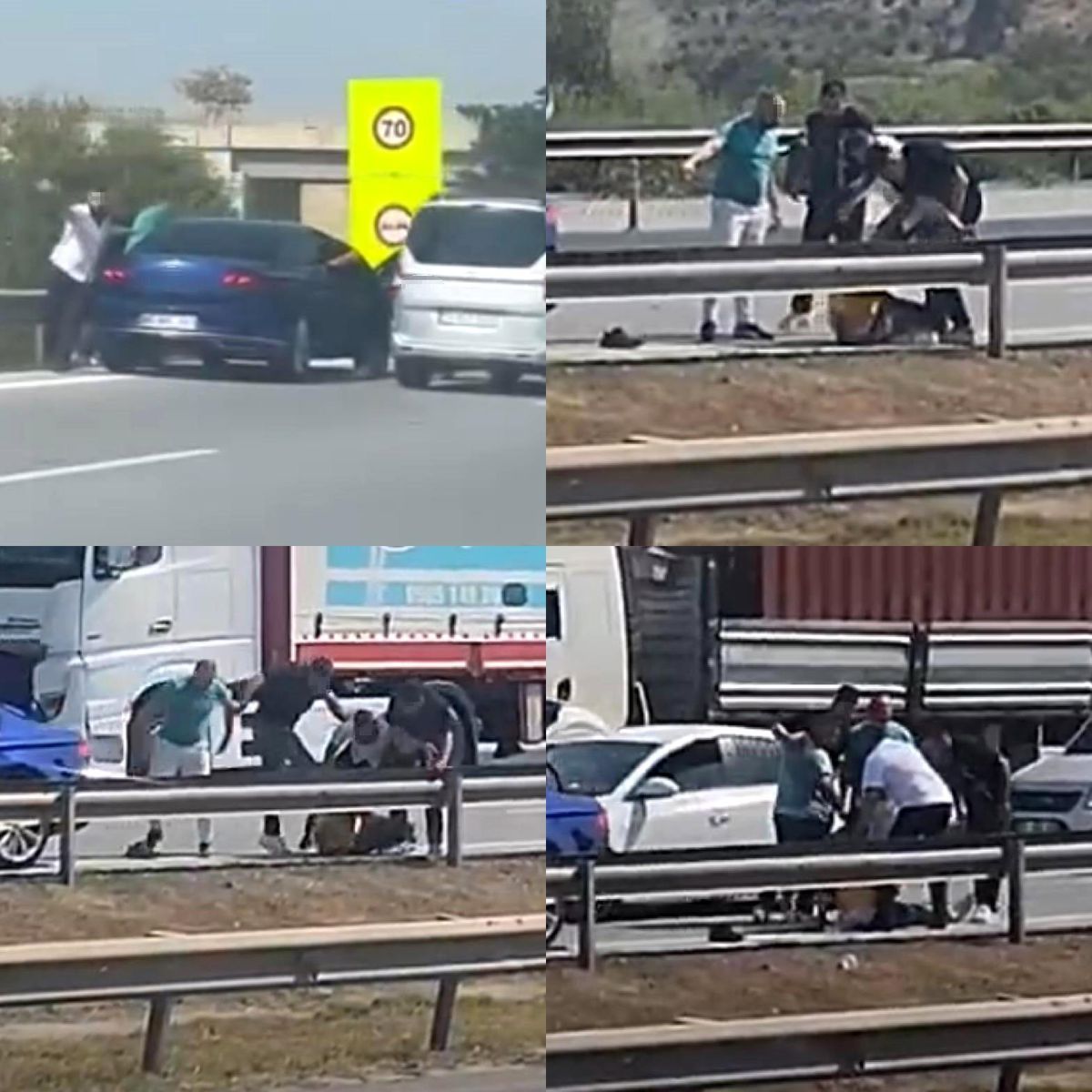 Mersin-Adana Otoyolunda Sürücü Tartışması Darbe ile Sonuçlandı
