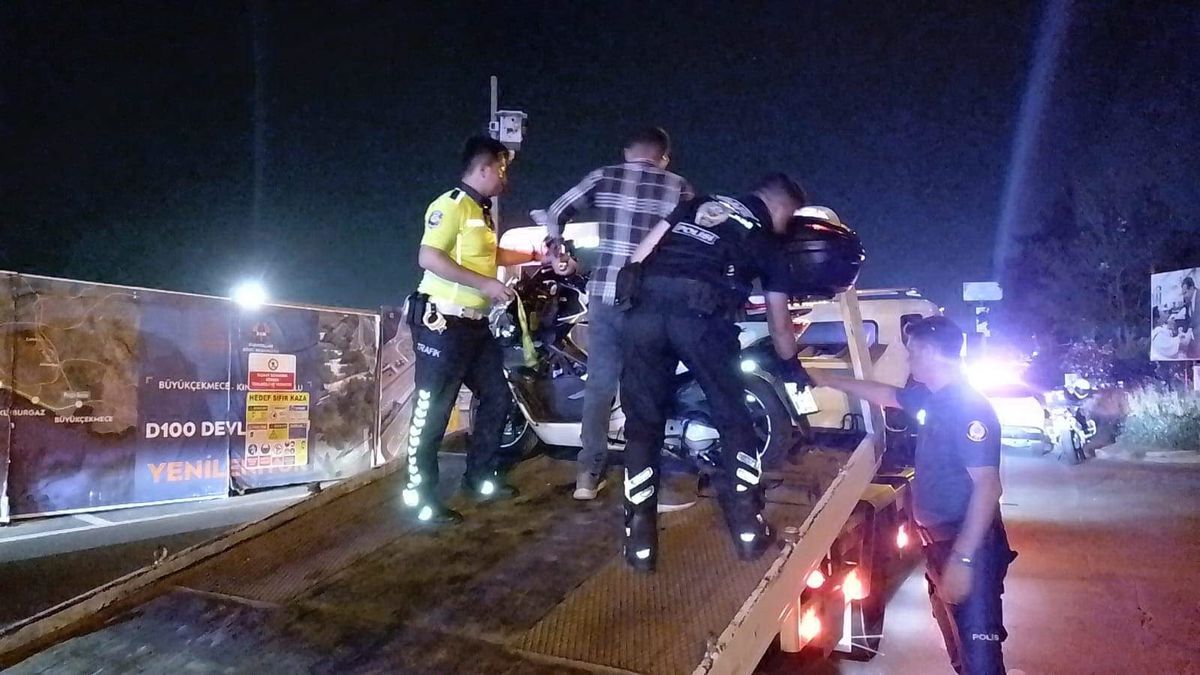 Silivri'de Motosiklet Kazası: 5 Yaralı