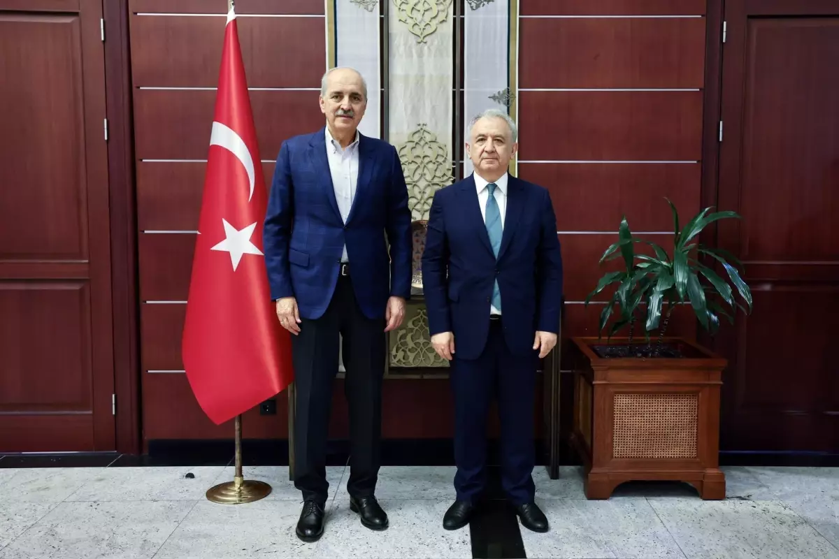 TBMM Başkanı Numan Kurtulmuş, Kazakistan'daki Büyükelçiliği Ziyaret Etti
