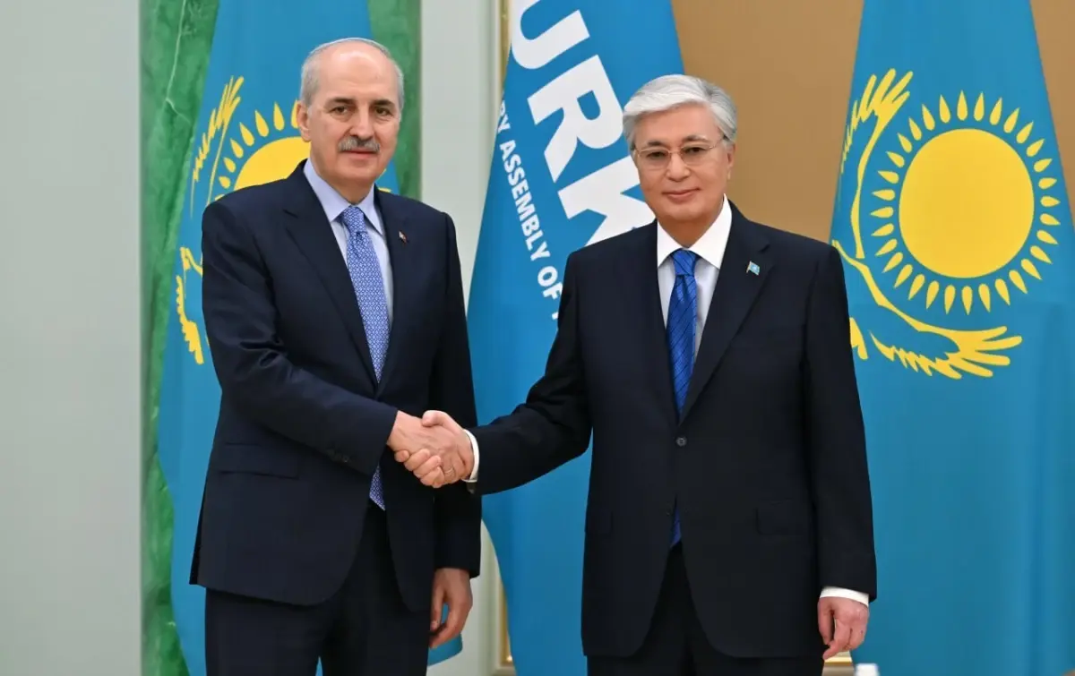 TBMM Başkanı Numan Kurtulmuş, Kazakistan Cumhurbaşkanı Tokayev ile Bir Araya Geldi