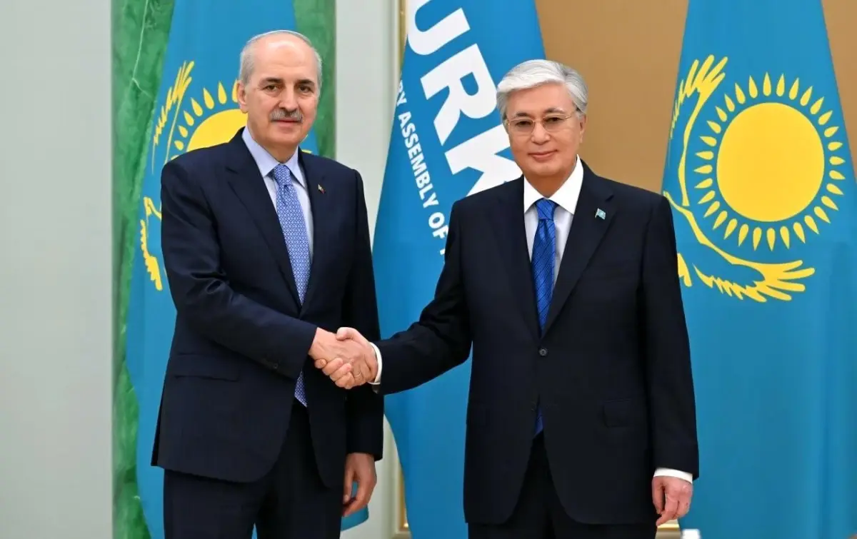 TBMM Başkanı Numan Kurtulmuş, Kazakistan Cumhurbaşkanı Tokayev ile Görüştü