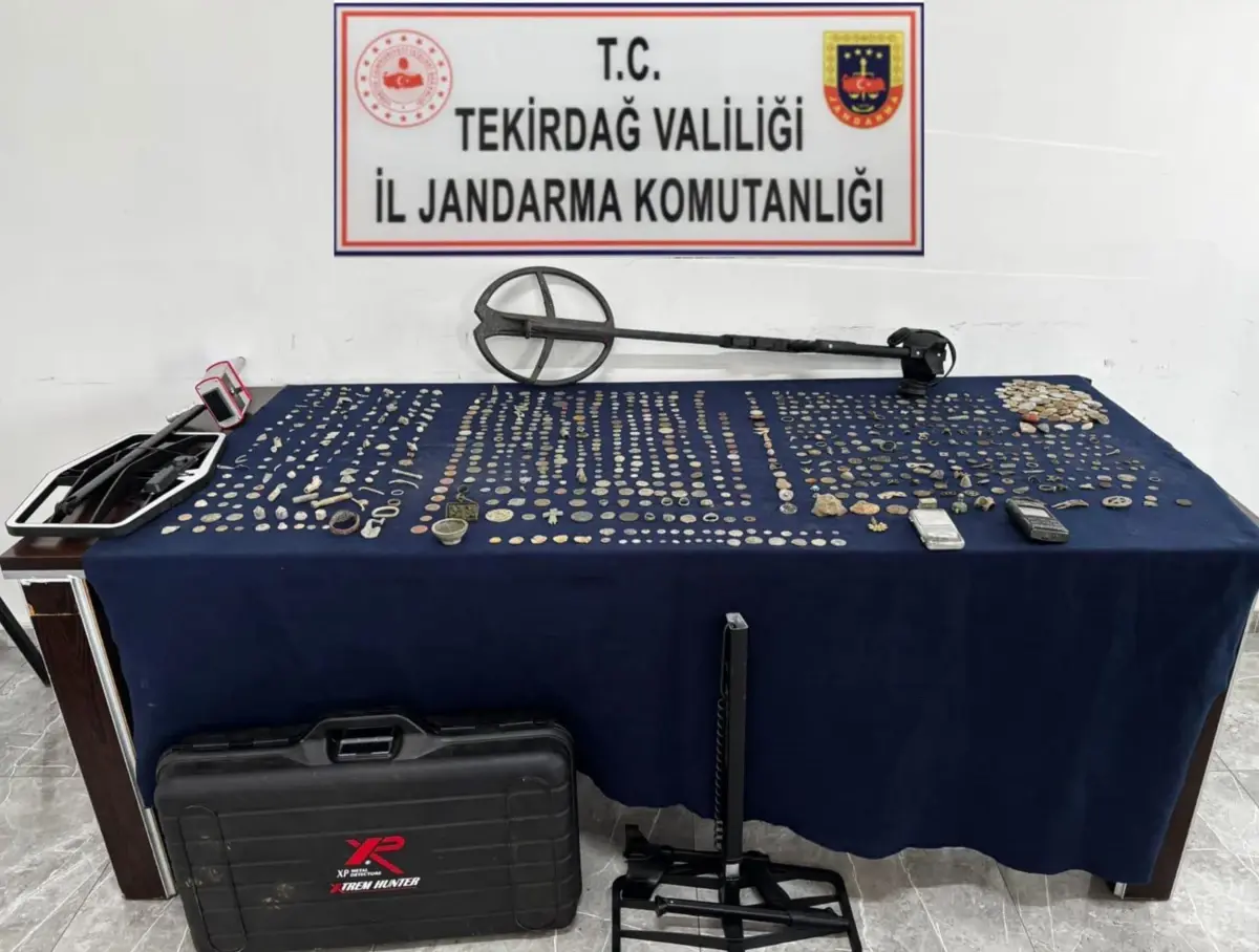 Tekirdağ'da 1014 Tarihi Eser Ele Geçirildi