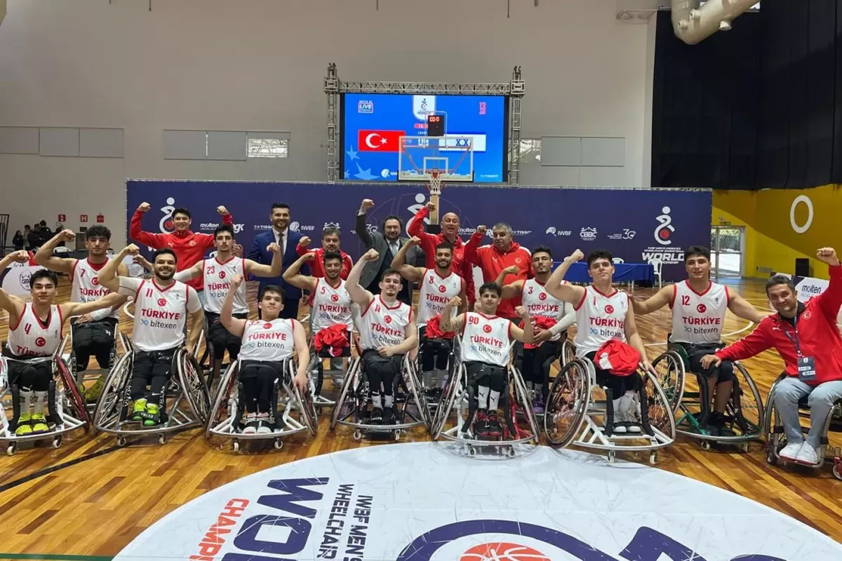 23 Yaş Altı Tekerlekli Sandalye Basketbol Milli Takımımız, İsrail'i 84 sayı farkla ezip geçti
