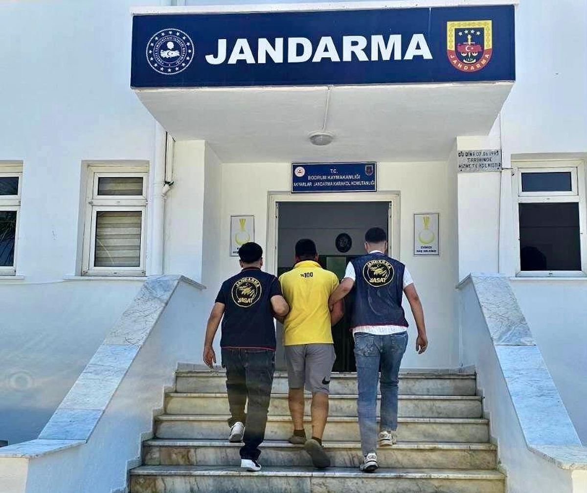 Bodrum'da Hırsızlık Şüphelisi Jandarma Tarafından Yakalandı