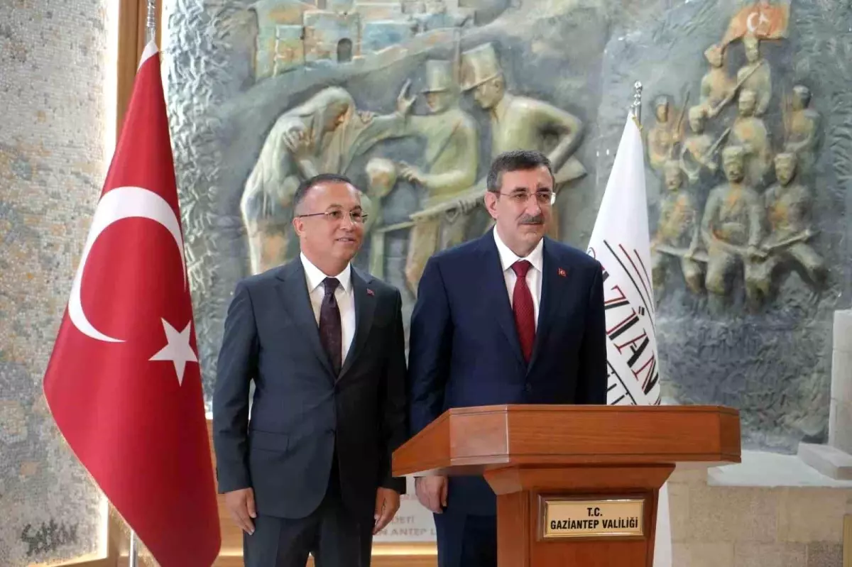 Cumhurbaşkanı Yardımcısı Cevdet Yılmaz Gaziantep'te