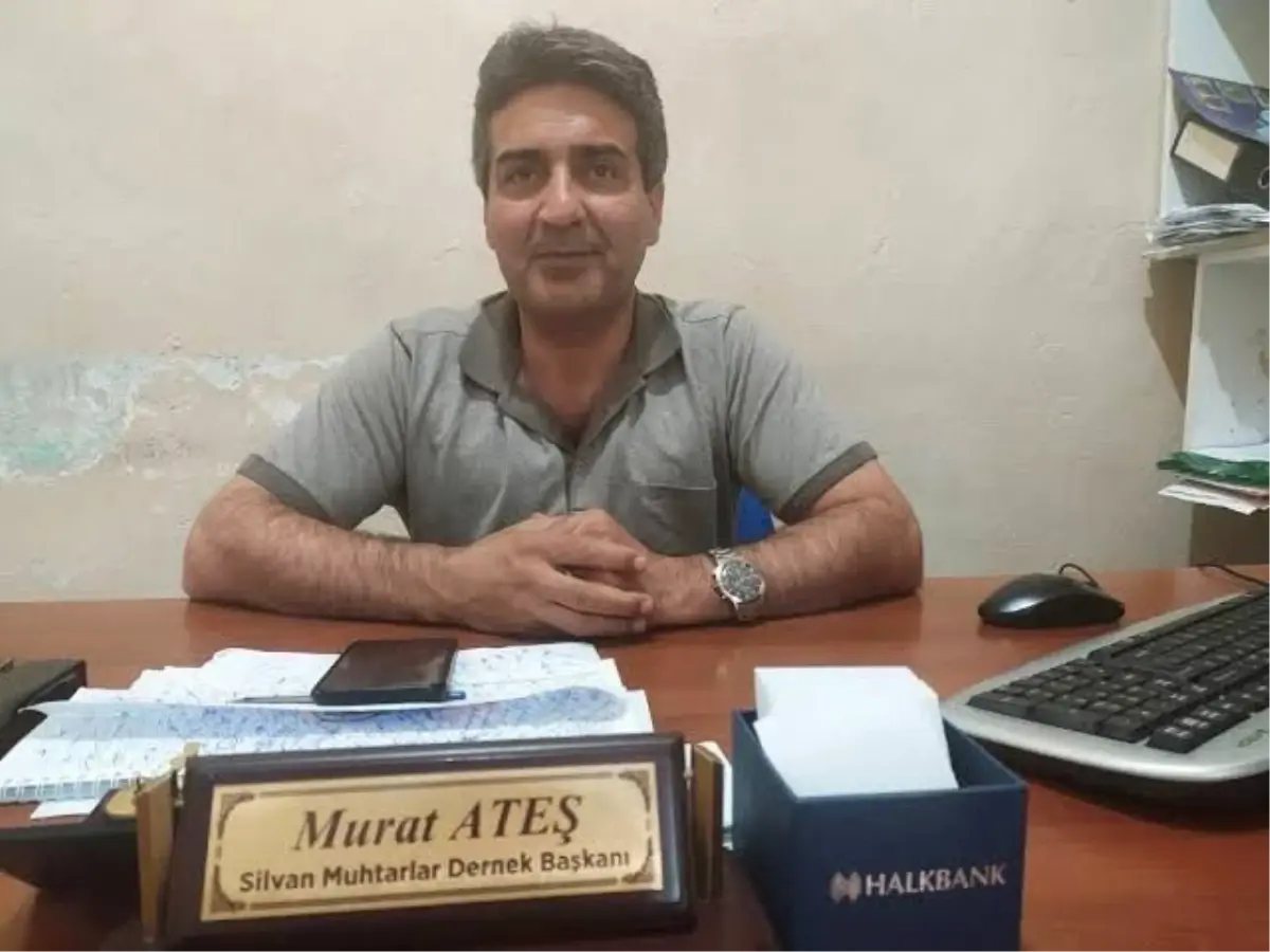 Silvan Muhtarlar Dernek Başkanı Silahlı Saldırıya Uğradı