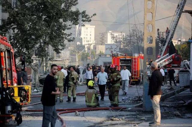Explosion sounds are heard again in the capital of Iran, Tehran