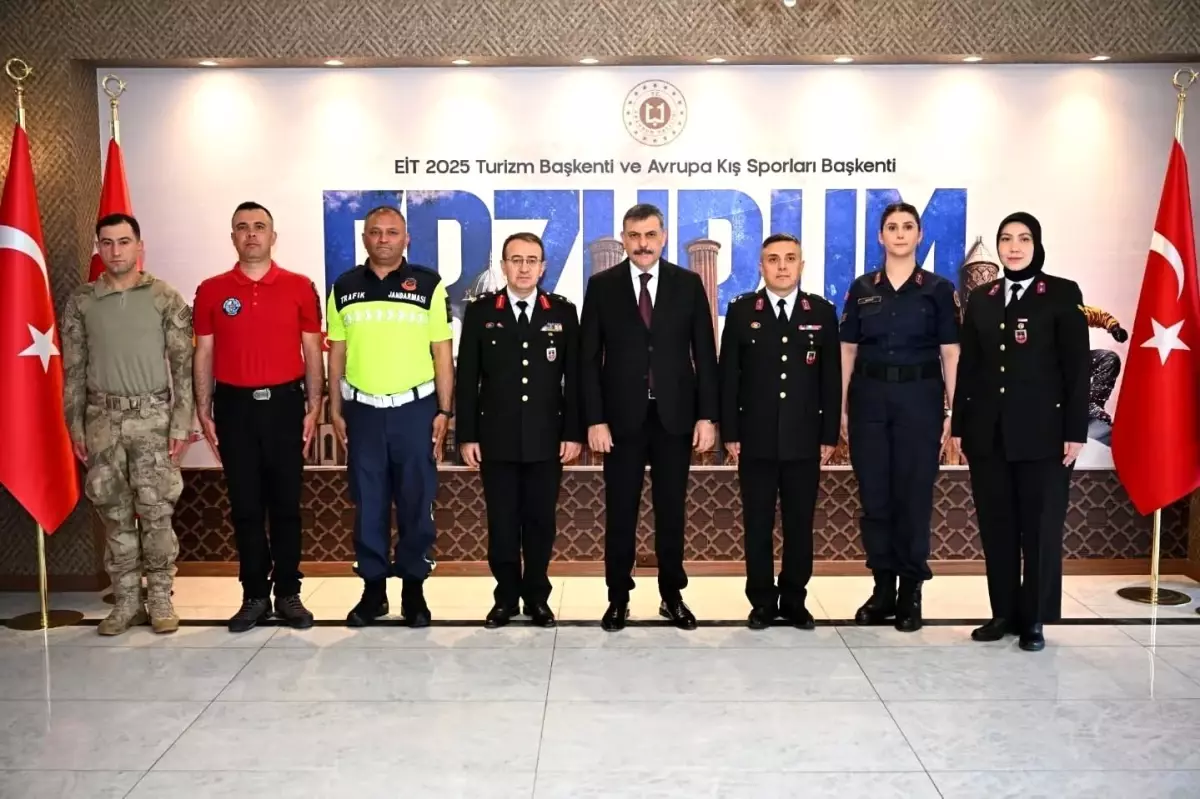 Erzurum'da Jandarma Teşkilatı'nın 186. Kuruluş Yıldönümü Kutlandı