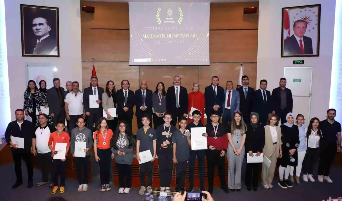 Atatürk Üniversitesi Matematik Olimpiyatları Ödül Töreni Düzenlendi