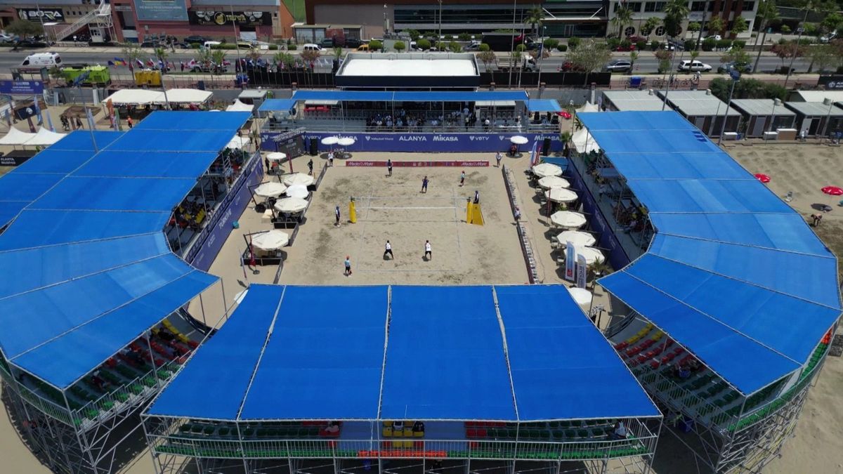 Alanya'da Volleyball World Beach Pro Tour Challenge Başlıyor