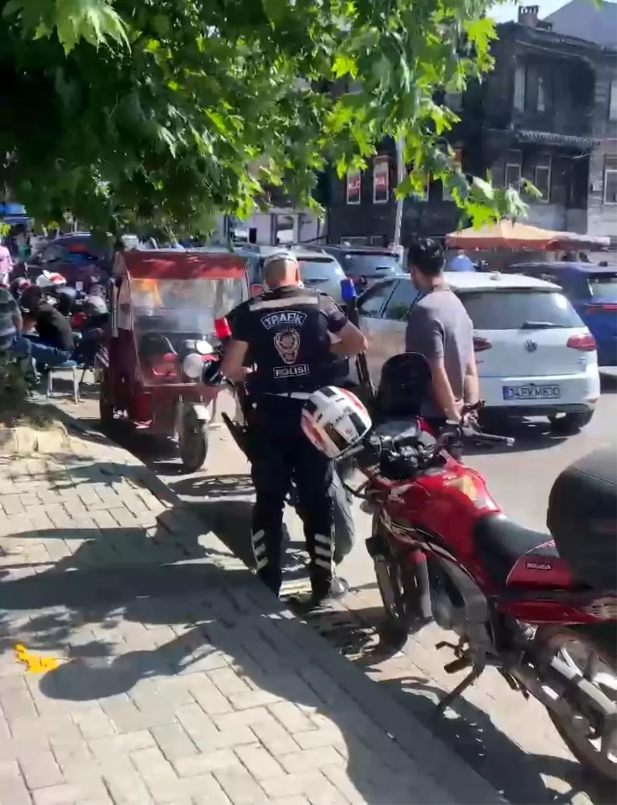 Bartın'da Ters Şeritte Seyreden Motosiklet Sürücüsüne Cezası Kesildi