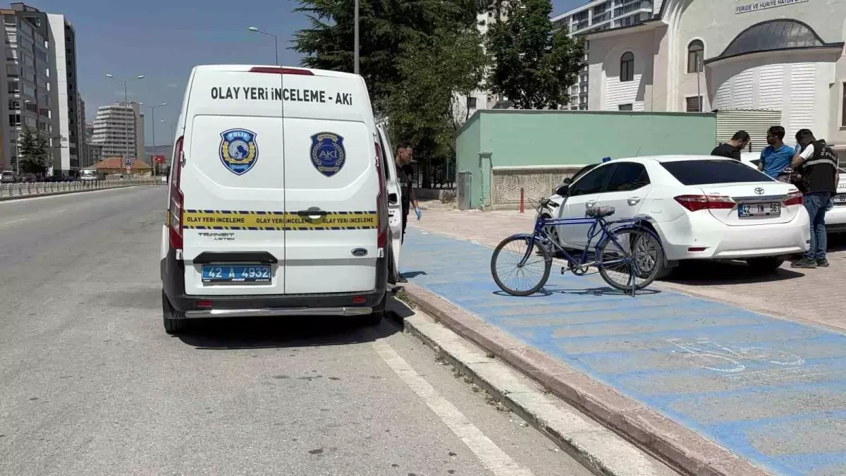 Konya'da Bisikletli Vatandaşın Hayatını Kaybettiği Kaza Kameralara Yansıdı