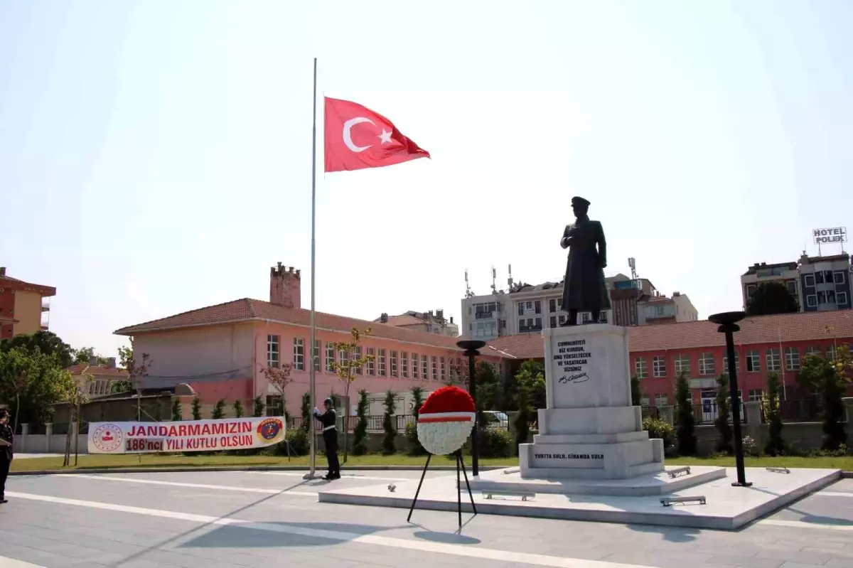 Çanakkale'de Jandarma Teşkilatı'nın 186. Kuruluş Yıl Dönümü Töreni