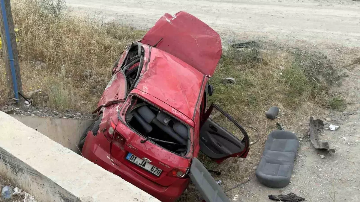 Tokat'ta Trafik Kazası: Otomobil Takla Attı, Sürücü Yaralı