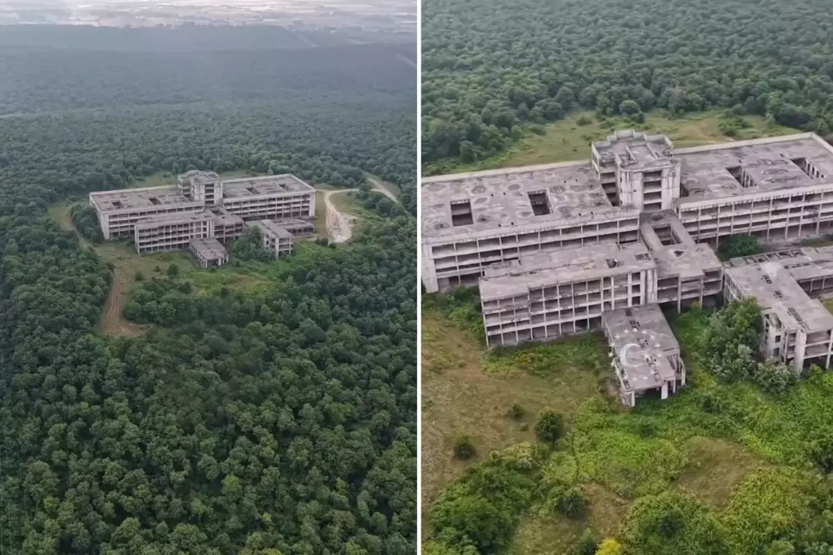 İmece usulü yapılan dev hastane çürümeye terk edildi