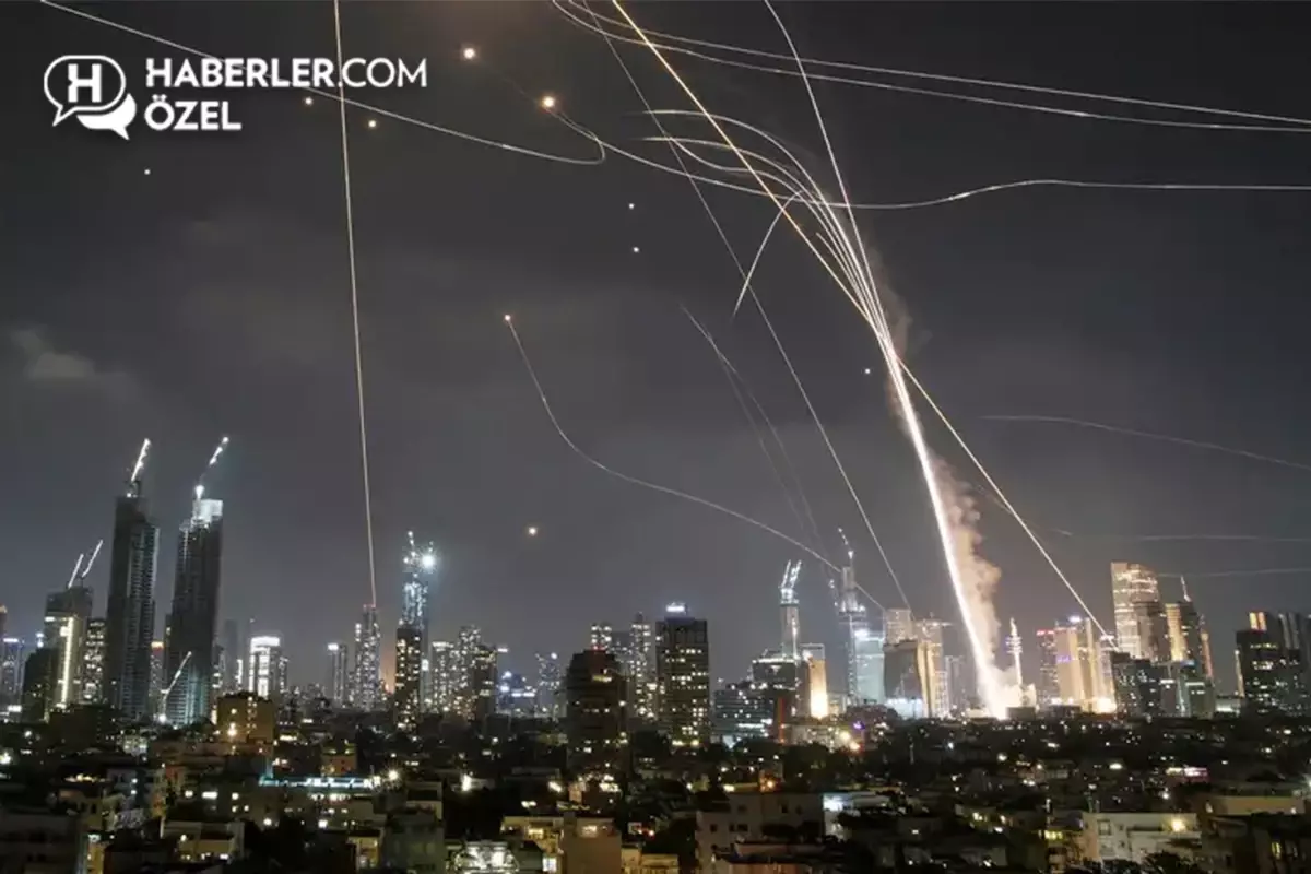 İran saldırıya geçti! Tel Aviv'den canlı yayın