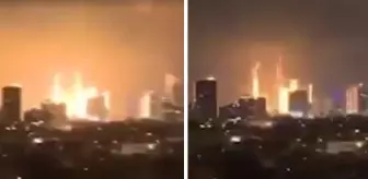 İran'dan 2. saldırı! Fırlatılan füze Tel Aviv'e böyle düştü