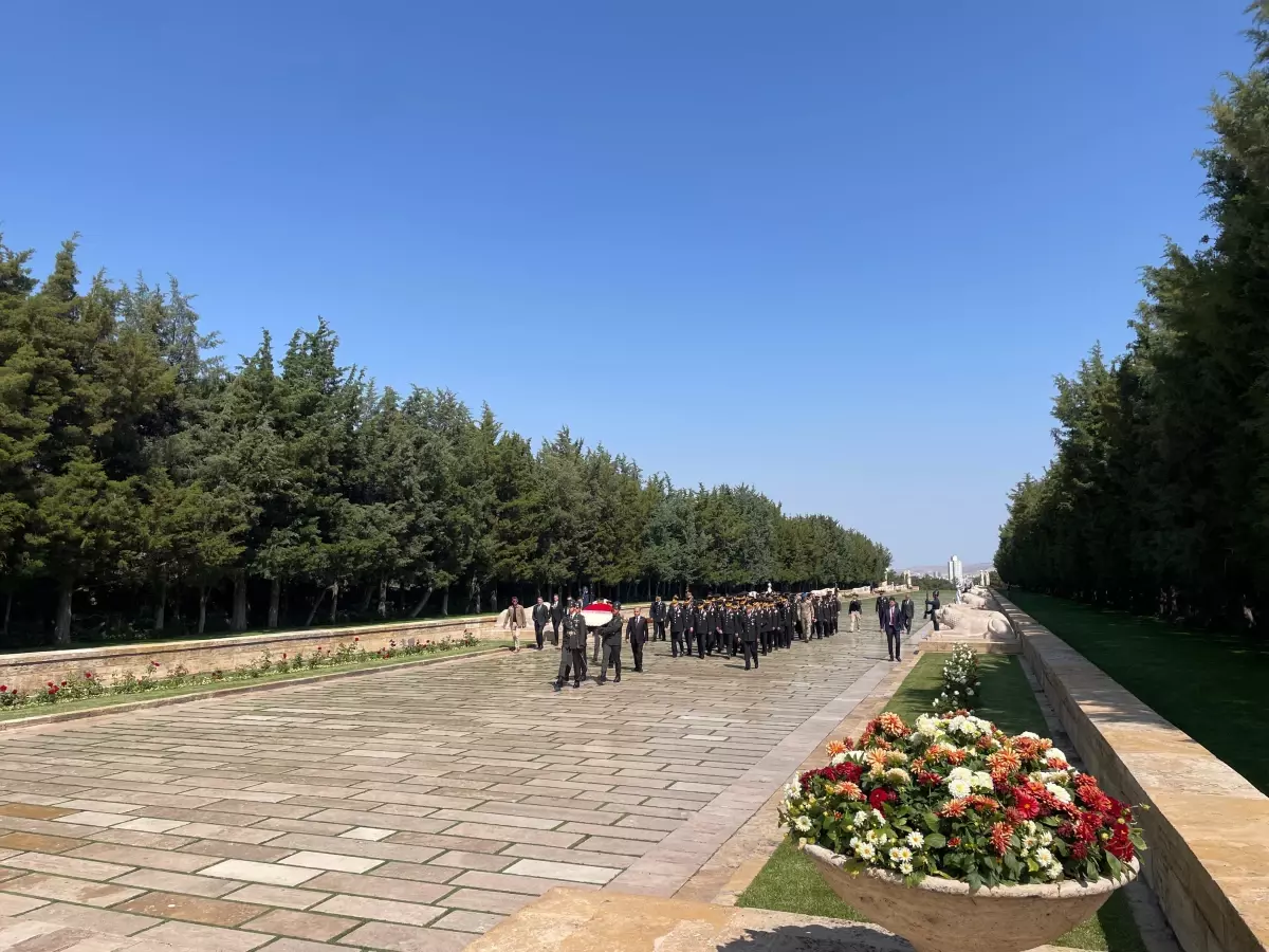 Jandarma Teşkilatı'nın Kuruluş Yıl Dönümü Anıtkabir'de Kutlandı