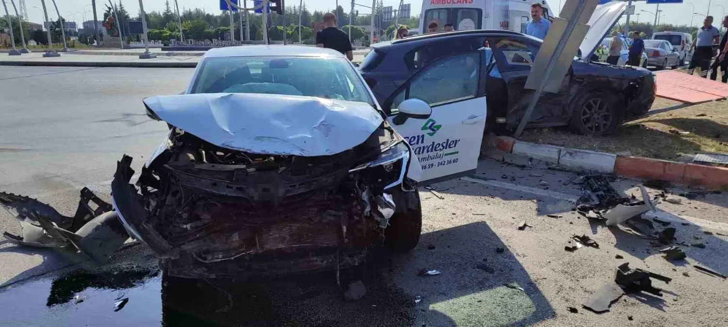 Karaman'da Trafik Kazası: 1 Yaralı