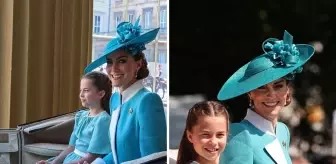 Kate Middleton, Trooping the Colour töreninde zerafetiyle göz kamaştırdı