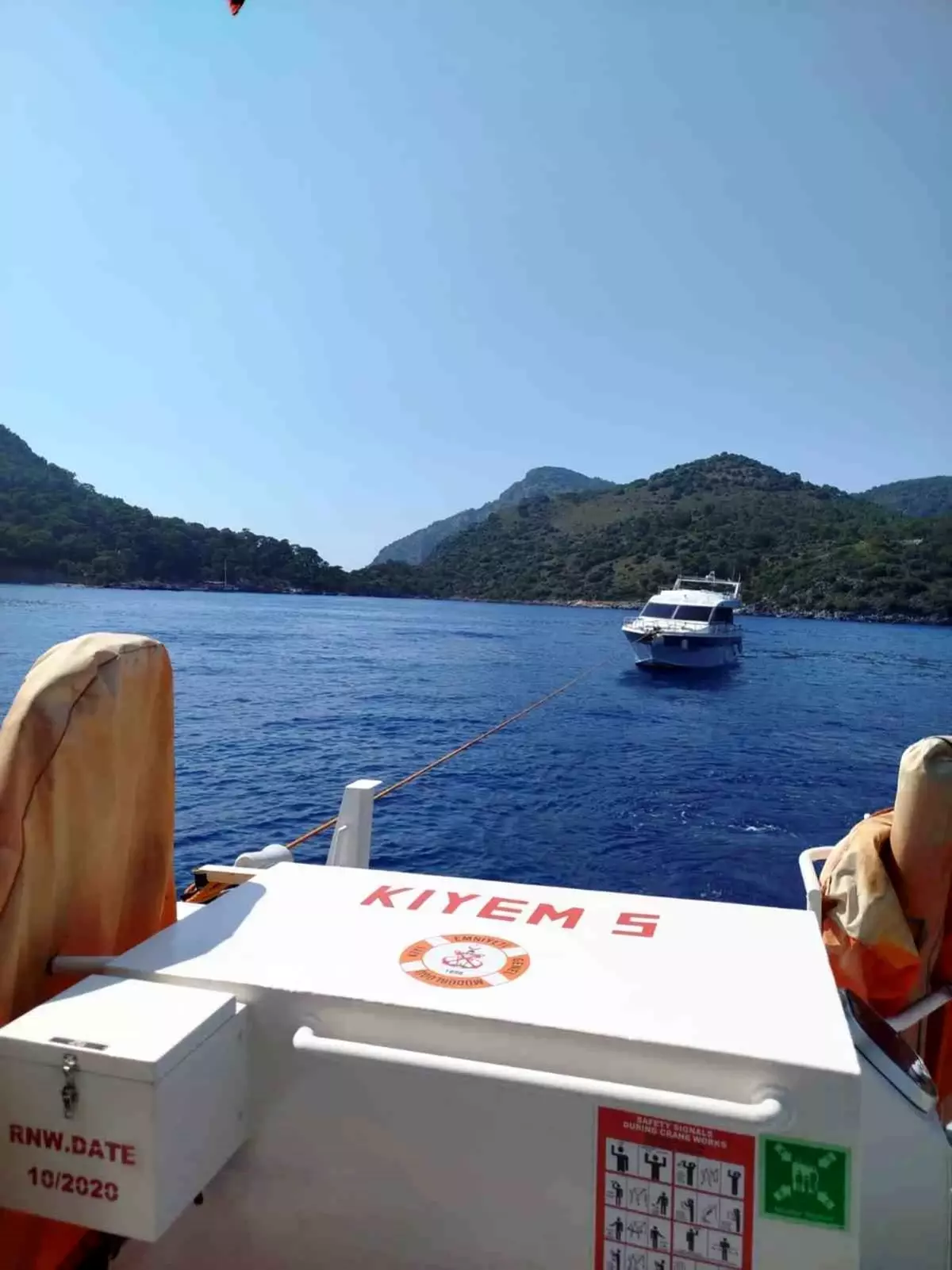 Fethiye'de Sürüklenen Tekne Kurtarıldı