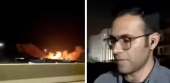 Patlama seslerinin arasında anlattı! İşte Tahran'da son durum