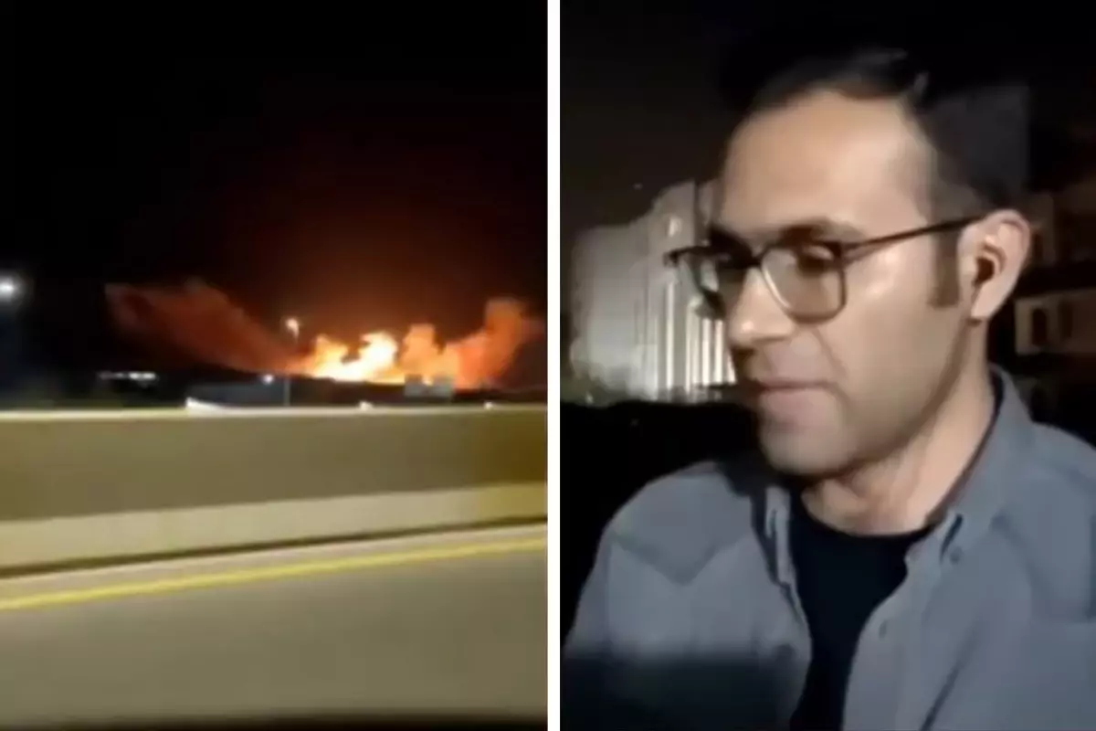Patlama seslerinin arasında anlattı! İşte Tahran'da son durum