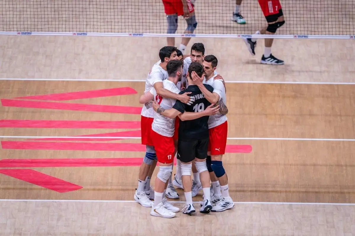 A Milli Erkek Voleybol Takımı, Çin'i 3-0 Mağlup Ederek İlk Galibiyetini Aldı