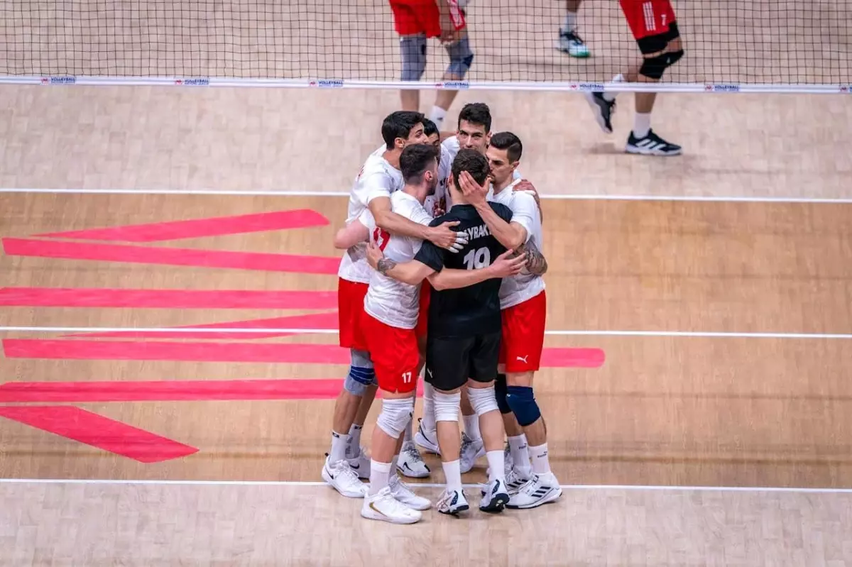 A Milli Voleybol Takımı İlk Galibiyetini Aldı